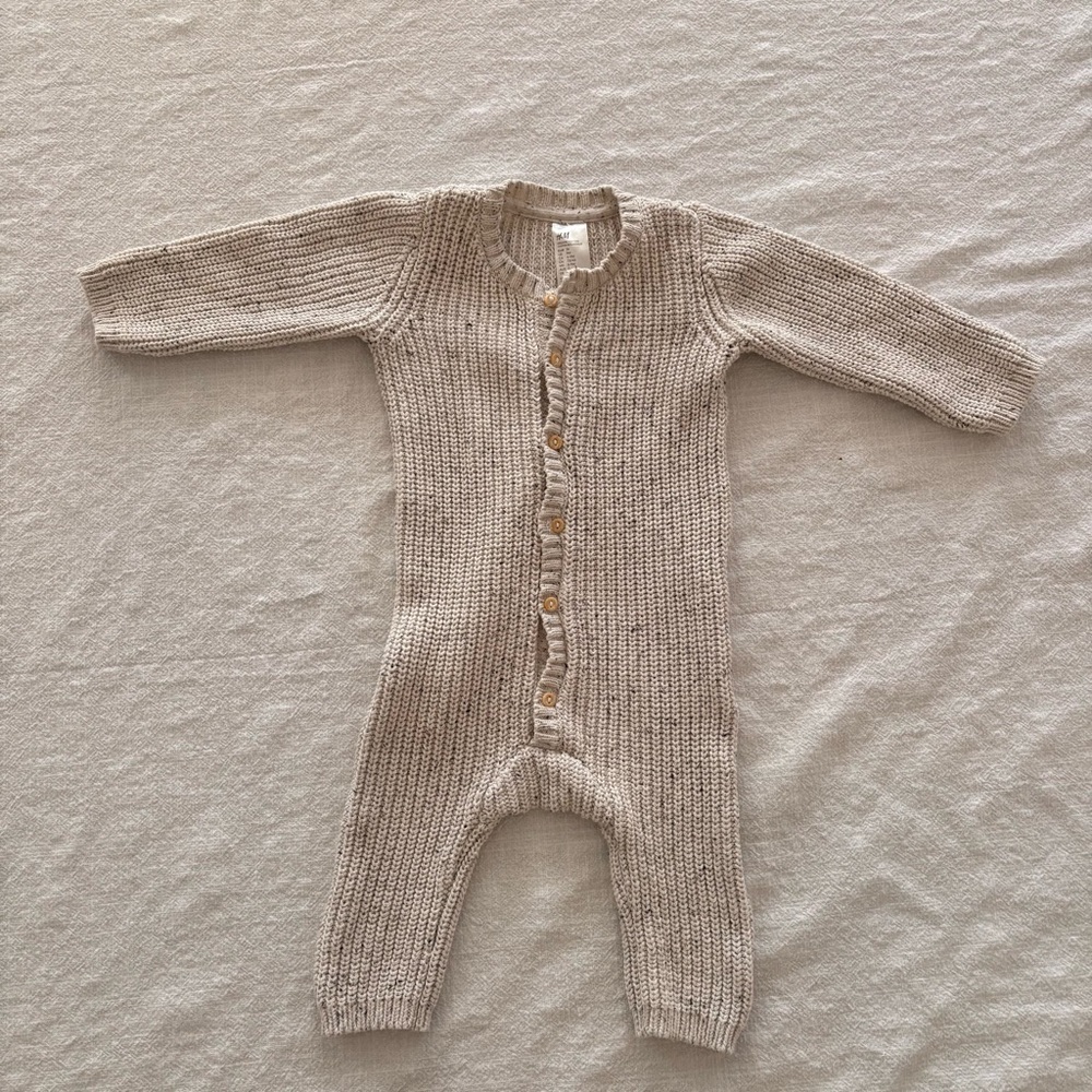 Cozy Knit One Piece in Cream